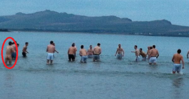 Naked Footballer Ventry Beach Balls Ie