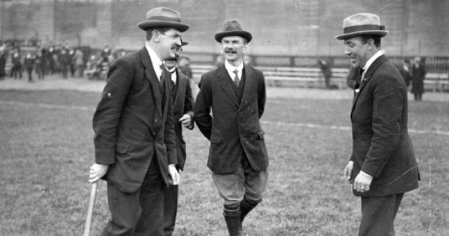 It Would Seem That Michael Collins Really Didn't Like Soccer | Balls.ie