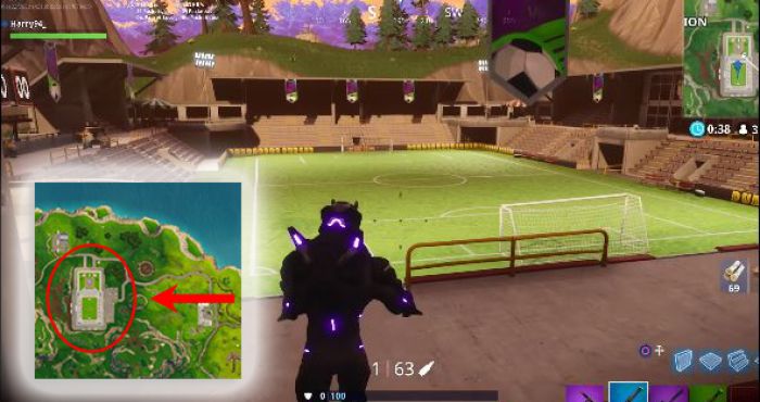 Here S Where To Find The New Secret Soccer Pitch In Fortnite Balls Ie - 