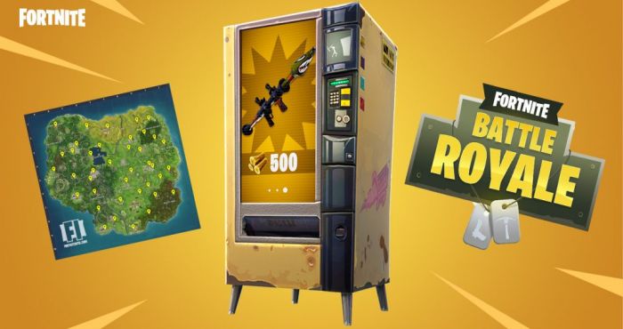  - locations of vending machines in fortnite